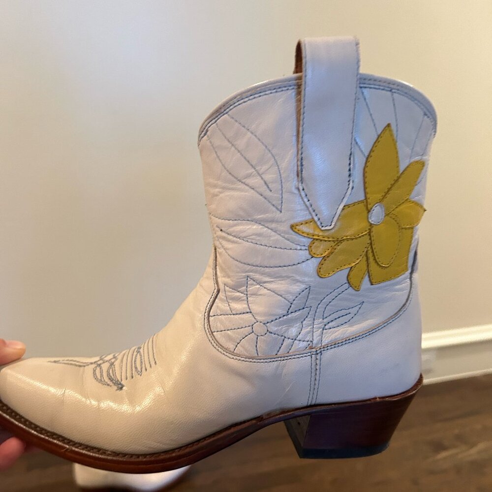 Missy Creme Miron Crosby Cowboy Boot